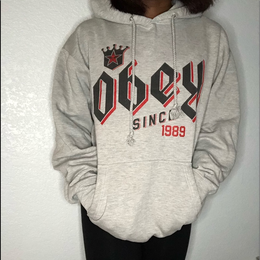 oversized obey hoodie